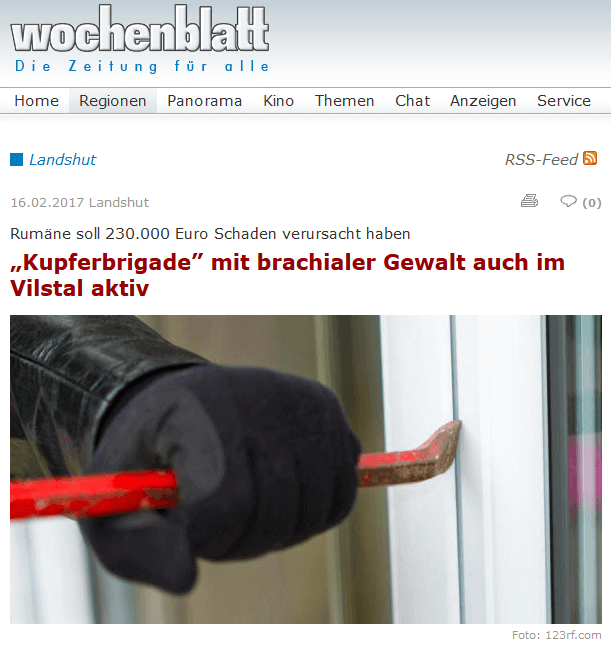 Kupferdieb Rechtsanwalt